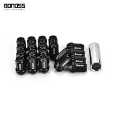 Tuercas de rueda de aluminio estilo panal BONOSS forjadas 7075-T6 para Honda/Acura