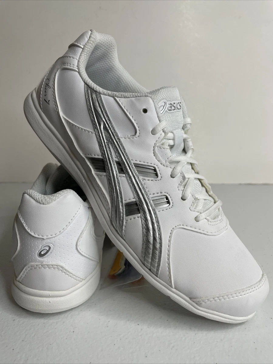 White asics 2024 cheerleading shoes