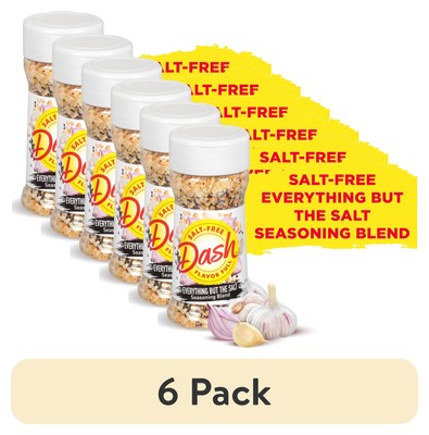 (6 pack) Dash Everything but The Salt Seasoning Blend, Salt free, Kosher, 2.6 oz