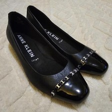 Anne Klein iflex Black Flats 9 NWOT