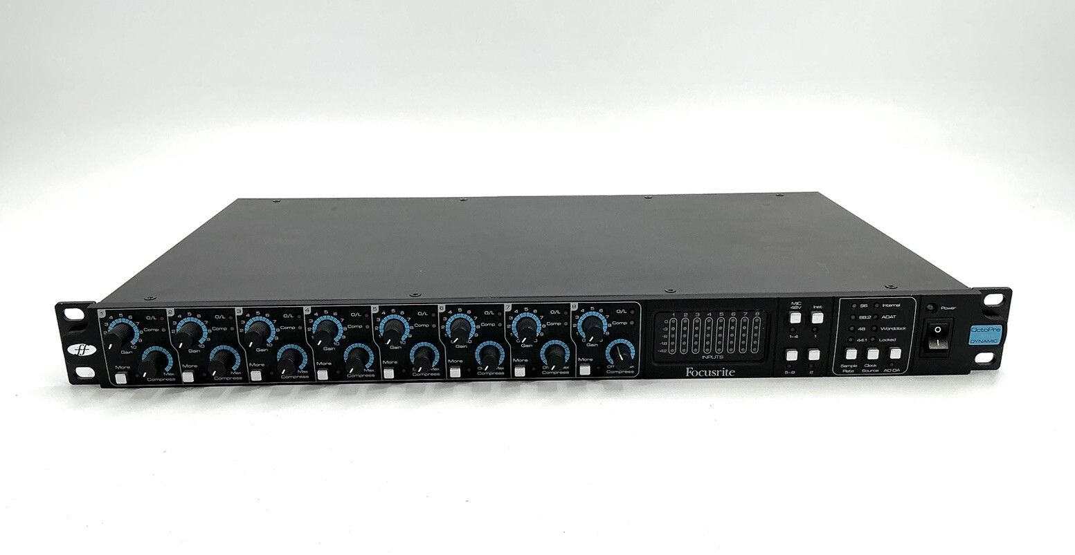 Focusrite OctoPre MkII Dynamic 8-channel Microphone Preamplifier MK2