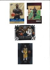 LEBRON JAMES LOT (4) HOOPS #'d 1755/2015, CAREER LINEAGE, PROMINENT CUTS, SELECT