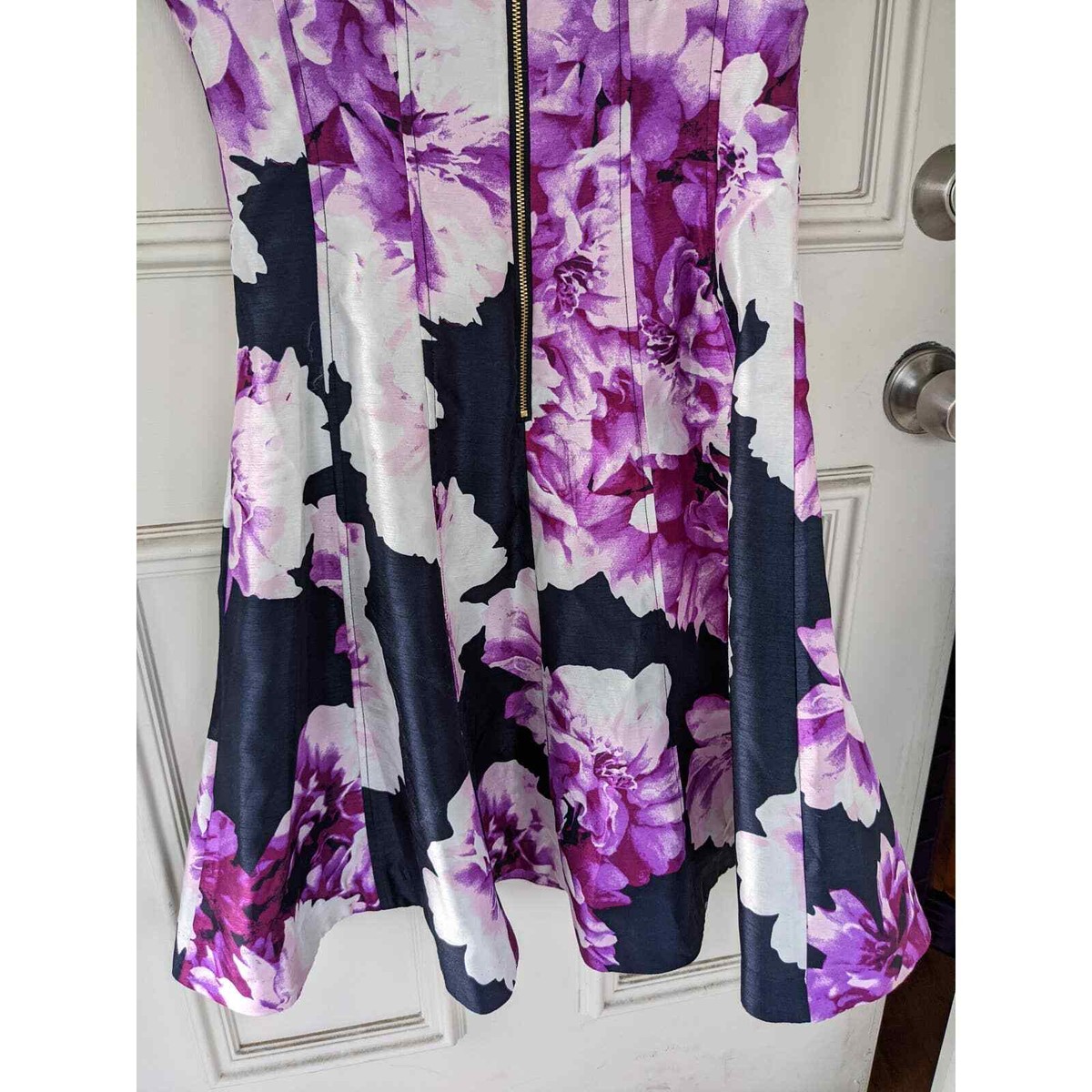 slim fit dress slacks Solid Fit and Flare Dress main image 0