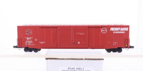 HO Scale Atlas 1683-1 MKT 60’ ACF Double Door Auto Parts Box Car MKT 8520 - Picture 4 of 8