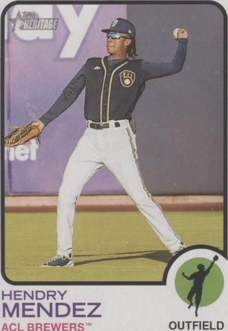 2022 Topps Heritage Minor League Edition - Hendry Mendez #161 - 1 of 1