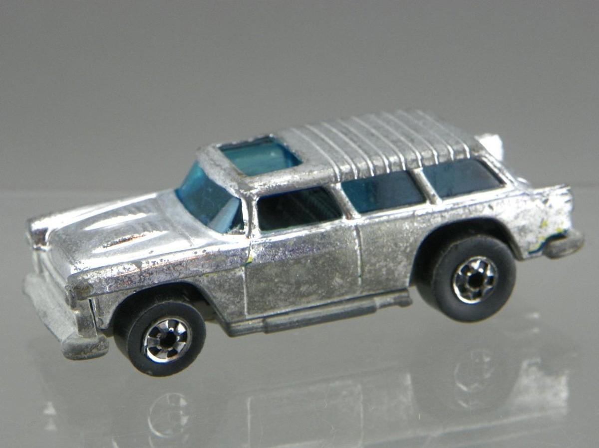 ヴィンテージ ホットウィール ALIVE ‘55 1969 香港製 Vintage Hot Wheels 1969 Diecast 1/64 Blackwall Chrome 1955 Chevy