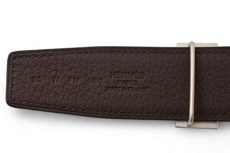 Hermes Belt Reversible Constance Size 95 H Buckle Box Calf  display picture 2