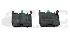 LOT OF 2 NEW ALLEN BRADLEY 800F-X10 /A CONTACT BLOCK 690V 10A