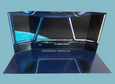 Custom Display Retro Mandalorian Bridge Star Wars Kenner Hasbro Free Shipping