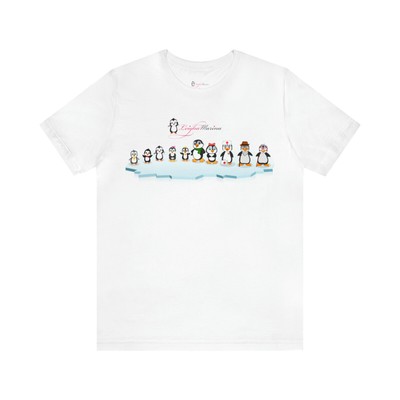 Adult-Size The Penguin Family Tee - Leigha Marina Cartoon Design