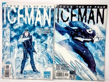 Iceman Volume 1 Issues 1 And 2 Steve Yu Cover Marvel Comics 2001-2002