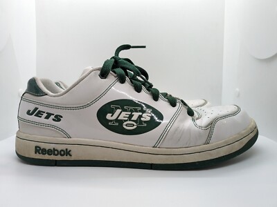 NEW YORK JETS REEBOK FIELD PASS SHOES - MENS SIZE 10 NFL SNEAKERS