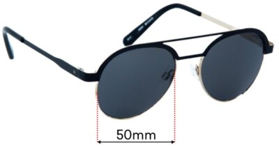 SFx Replacement Sunglass Lenses fits Specsavers Will.i.am W09V  - 50mm Wide