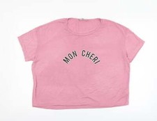 New Look Womens Pink Viscose Blend Pyjama Top Size M Mon Cheri