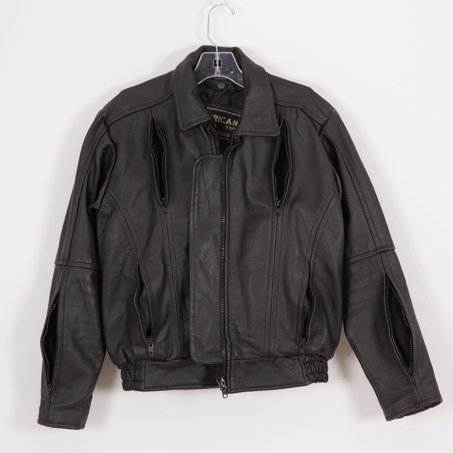 Womens American Top Motorcycle Leather Jacket Size XS - Photo 2 sur 12
