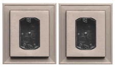 2 Pack Mid America Electrical Block Mount Outlet Boxes - 7" x 8" - Clay #008