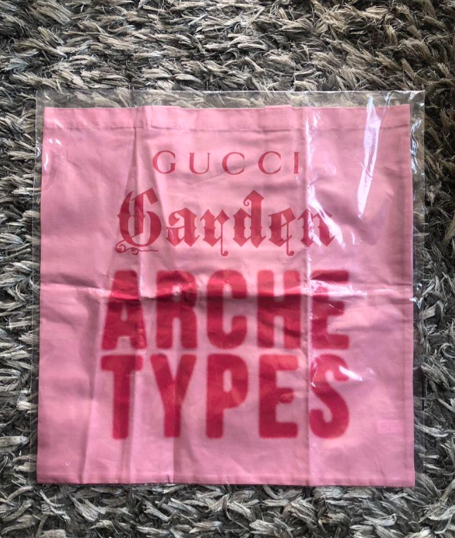 GUCCI GUCCI Garden ピンク エコバッグ Gucci Bags | Rare Gucci Garden Florence Exclusive Tote Bag