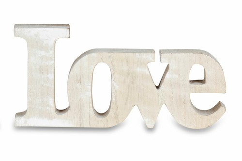 3er Set Schriftzug Holz Love/Relax/Home weiß braun schwarz MDF Buchstaben Deko - Bild 4 von 12