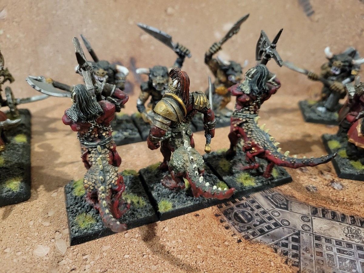 Warhammer Fantasy WARRIORS OF CHAOS Painted Metal Army All RARE