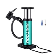 Mini Bicycle Pump Portable Bike Floor Pump with Presta and Schrader Valves