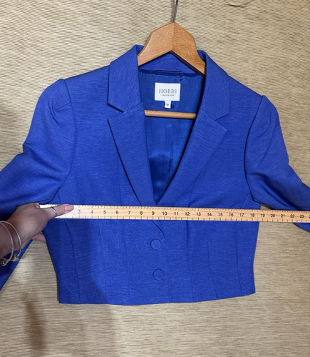 Hobbs Invitation Dress Jacket Size 12 Pencil Dress Crop Jacket Suit Formal - Picture 12 of 16