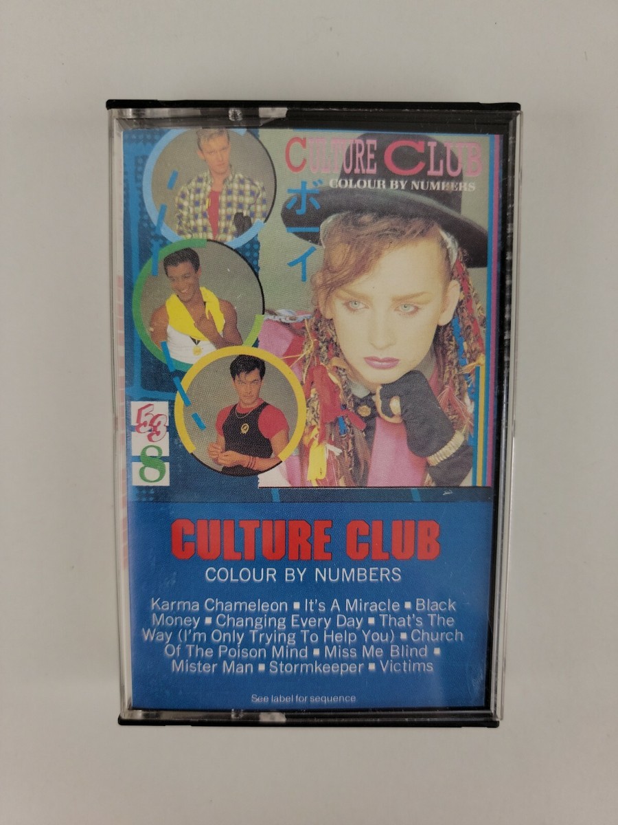 Culture Club Colour By Numbers Cassette Tape 1983 Virgin QET