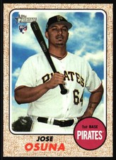 2017 Topps Heritage Jose Osuna  Rookie  #691 Pittsburgh Pirates
