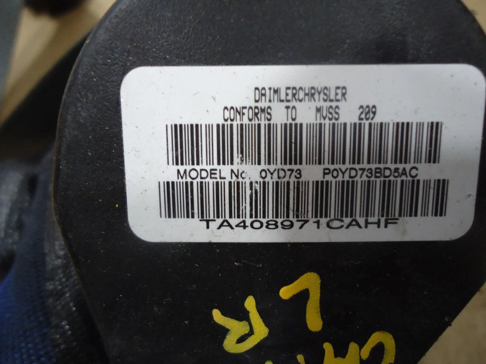 Dodge Caliber 2007 cinturón de seguridad trasero izquierdo izquierdo Foto 3 de 4
