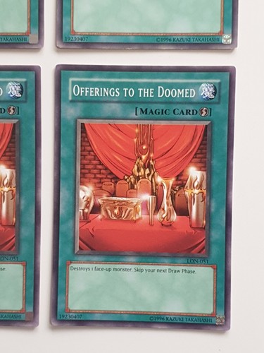 4x Yu-Gi-Oh! Offerings To The Doomed , LON-051 - Bild 5 von 6