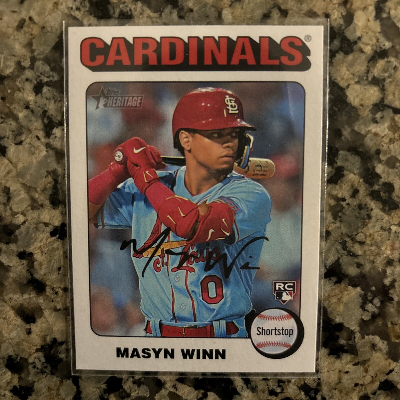 2024 Topps Heritage - Rookies White Border #284 Masyn Winn (RC)