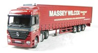 Corgi Modern Heavy Mercedes Actros Curtainside Massey Wilcox Cc13819 Corgi Modern Heavy Mercedes Actros Curtainside Massey Wilcox Cc13819