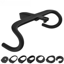 Road Bicycle Carbon Fiber Integrated Handlebar Internal Routing with Washer