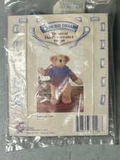 Vtg 1994 Treasured Toggery DAD Sweater Doll Teddy Bear Clothes Top 5  L New NOS