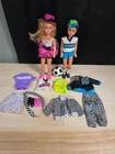 Barbie Party 'n Play Stacie and Todd Dolls 1992 Vintage and Accesories 2 Lot