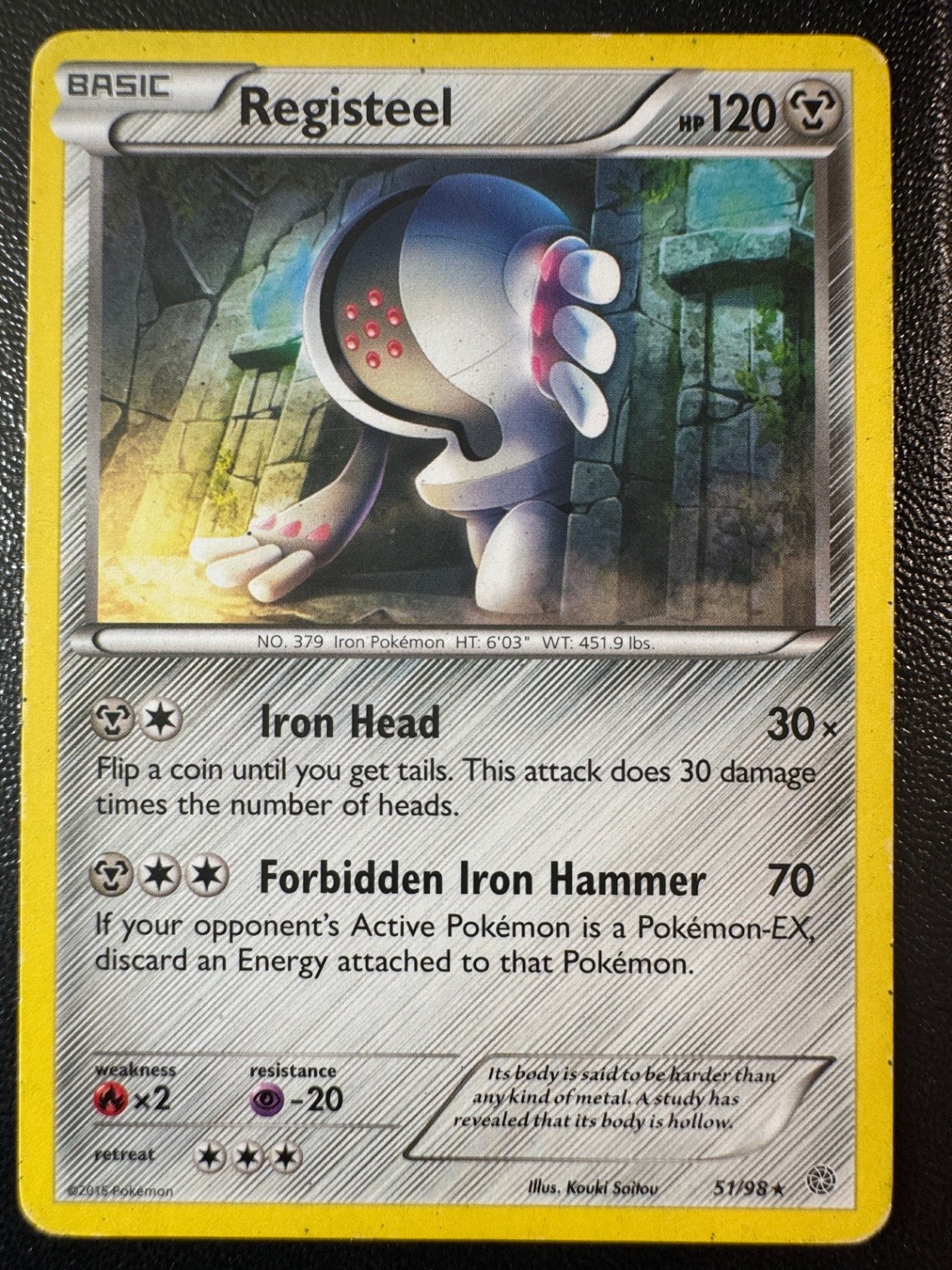 Registeel XY - Ancient Origins 51/98 Rare LP