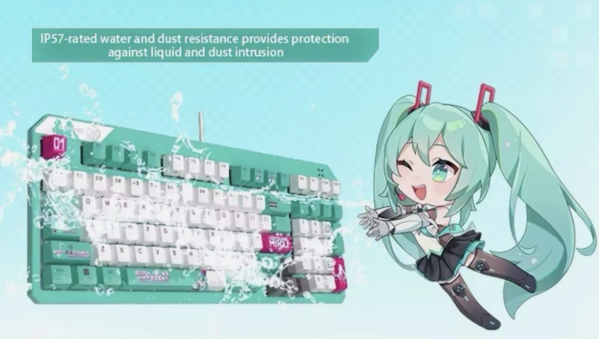 Asus Tianxuan Mini Hatsune Miku TX98miku Gaming Mechanical