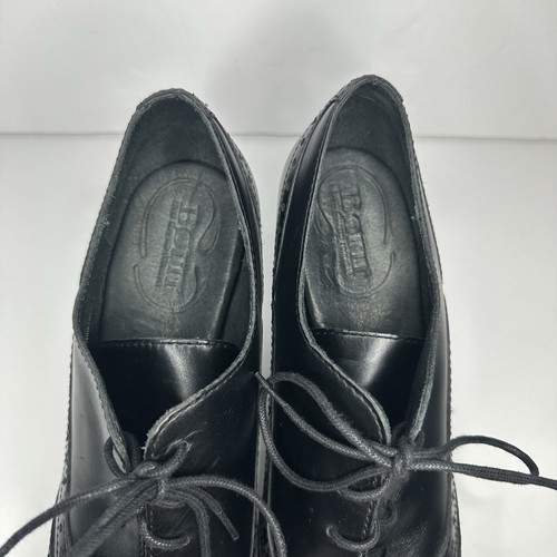 Born Schnürschuhe Leder schwarz Oxford Heels Größe 11 Whitchy Whimsigoth dunkel - Bild 5 von 10