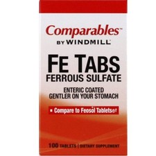 Comparables By Windmill Fe Tabs Ferrous Sulfa...