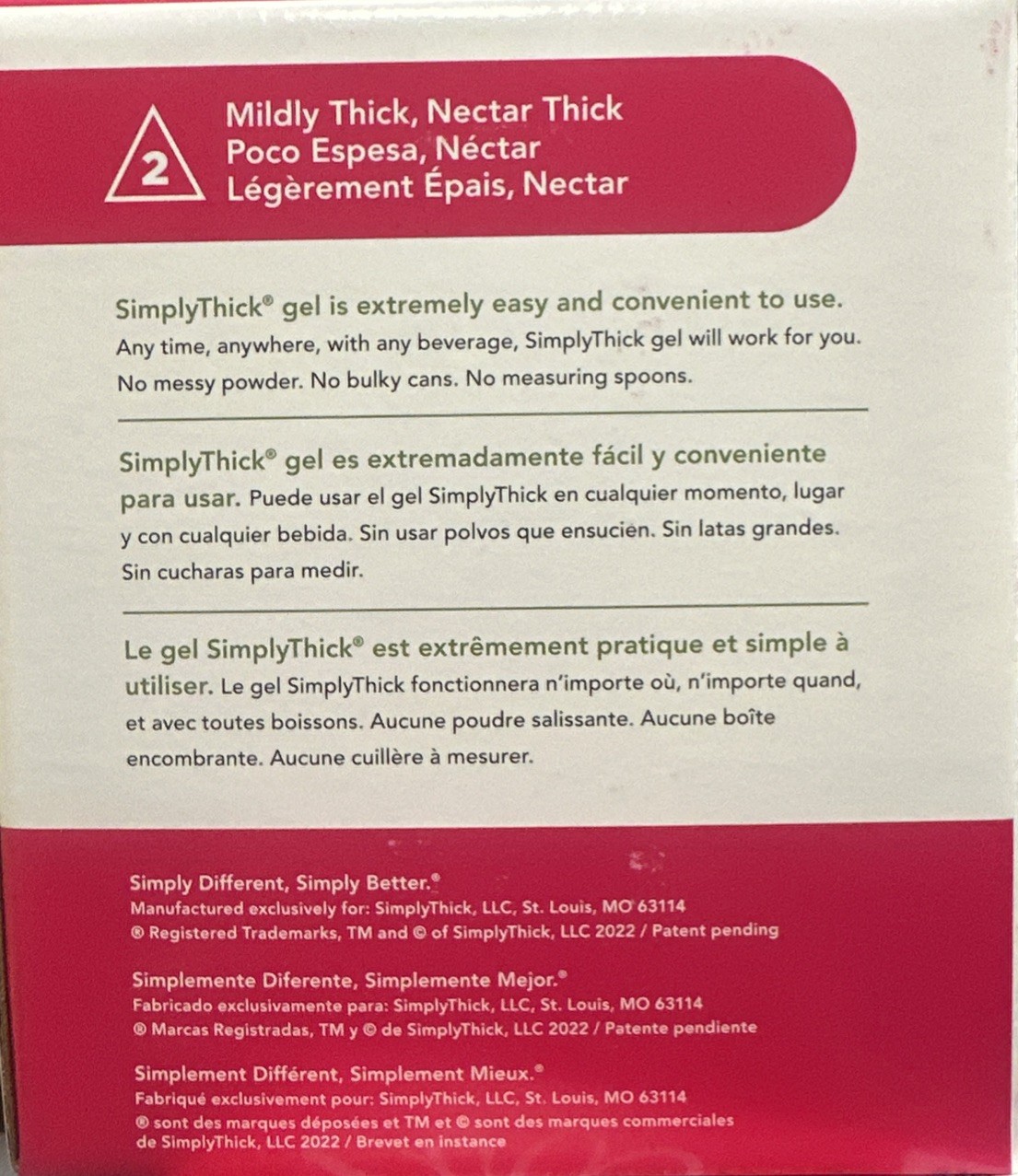 SimplyThick EasyMix Food & Drink Thickener - 200 Piece Mildly Thick