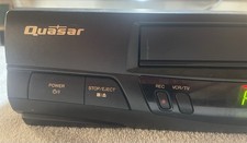 Quasar VCR Model  VHQ-400 VHS player/recorder Turns on no remote