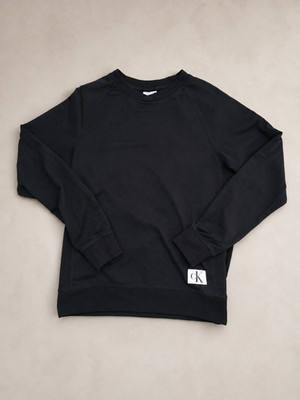Calvin Klein Underwear Sweatshirt Schwarz Herren Gr. S CK Logo