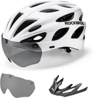 ROCKBROS Bike Helmet for Adult Fit 58-62cm,Detachable Magnetic Goggles&Sun Visor