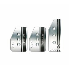 Sparco 037879it01 Pedal Set Settanta Short Silve Sparco 037879it01 Pedal Set Settanta Short Silve