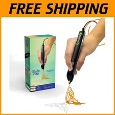Flow 3D Printing Pen - Black - Free Filaments & Stencil Book