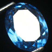 Natural 5.3 Ct Certified Brazil Blue Aquamarine 12x10 MM Oval Cut Gemstones