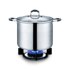 CONCORD Stainless Steel Stock Pot with Glass Lid