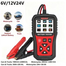 Car Battery Load Tester Lithium Battery Analyzer Cranking Charging Voltage Test