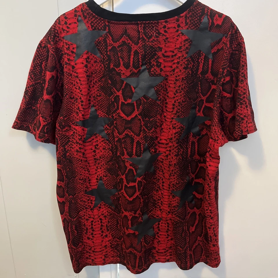 Research Development TShirt Mens 2XL Snake and stars w! distressed pocket RARE - Image 4 of 4