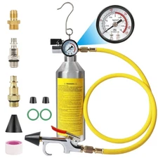 AC Flush Kit for Auto & Home AC Systems - Air Conditioning Cleaning Tool Set ...