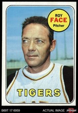 1969 Topps #207 Elroy Face Tigers 5 - EX